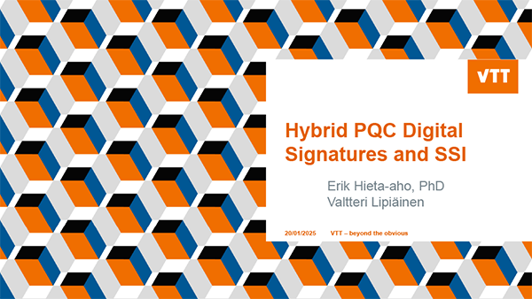 Cover of the presentation.